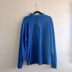 Callaway Blue Quarter Zip Sweater